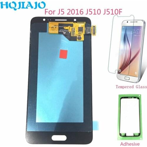 LCD Screen For J5 J510 J510F J510Y J510M J510G LCD Display Touch Screen Digitizer For Samsung Galaxy J510 J5 2016 Super AMOLED