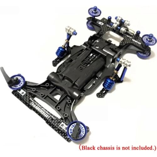 1Set Homemade High-stage Titanium Shaft Pendulum Suspension Kit for AR/FMA/MA Chassis Tamiya Mini 4WD Car Upgrade Parts