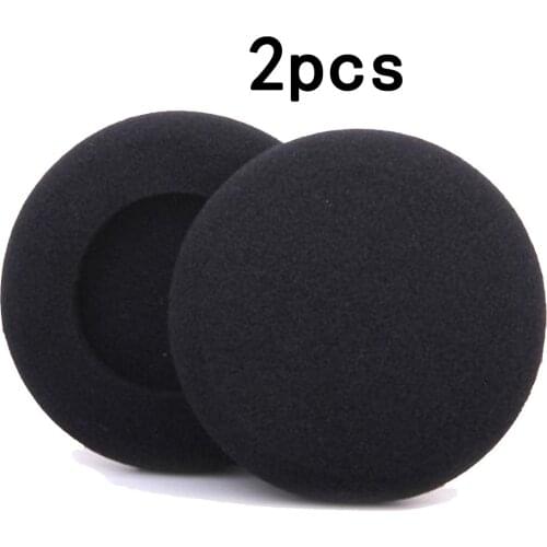 1 Pair Ear Pads Sponge Foam Cushions For Headphones Headsets Earpads Lightweight Durable and Portable