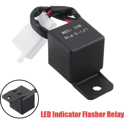 1pc 12V Motorcycle LED Independent Indicator Relay Motorbike Flasher Relay Turn Signal Indicator Accessories