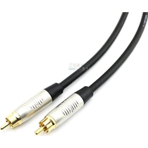 1Pcs REAN custom DIY performance DVD mixer fever audio cable RF2C gold-plated RCA male CANARE microphone Cable