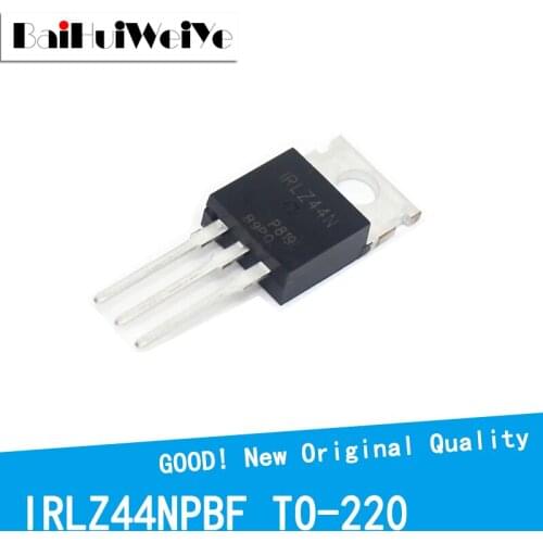 10Pcs/Lot IRLZ44N TO-220 IRLZ44 TO220 IRLZ44NPBF IRLZ44N 50A/60V MOS FET New and Original IC Chipset Three-Terminal