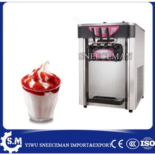 18-22L/H Soft serve Ice Cream machine table Ice Cream Vending Machine