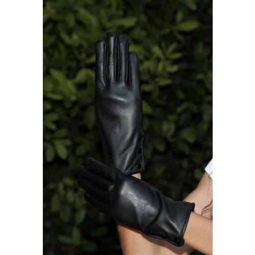 2020 New Arrival Genuine Leather Glove Fur Gloves Leather Womens Gloves Fashion Style High Quality