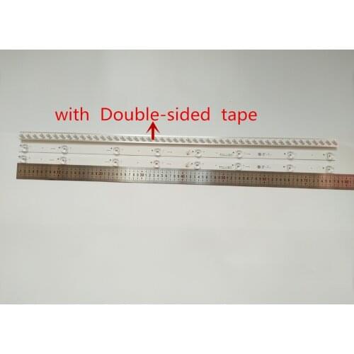 3 peças/lote parágrafo 43L1600C 2600C 43L26CMC L43E9600 JL.D43081330-004BS-M E469119 8 lâmpadas 770 milímetros