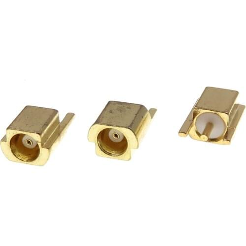 5pcs MCX-KE MCX Famale Head Plug Connector Soldering PCB Board 3 Pin Patch Socket RF Radio Frequency Adaptor