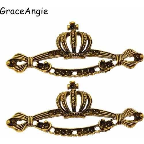 5Pcs Charms for Jewelry Making Pendant Bracelet Charms Connector DIY Bronze Crown Metal Owl Cat Pendant DIY fashion necklace