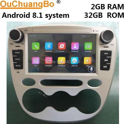 Ouchuangbo 8 inch car radio gps audio player for ChangAn Benben Mini 2010-2013 support 4 core 2+32 1080P android 8.1 OS