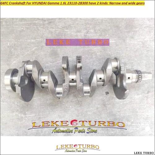 G4FC Engine Auto Crankshaft For HYUNDAI Gamma 1.6L 23110-2B300 231102B300 23110 2B300 1591cc
