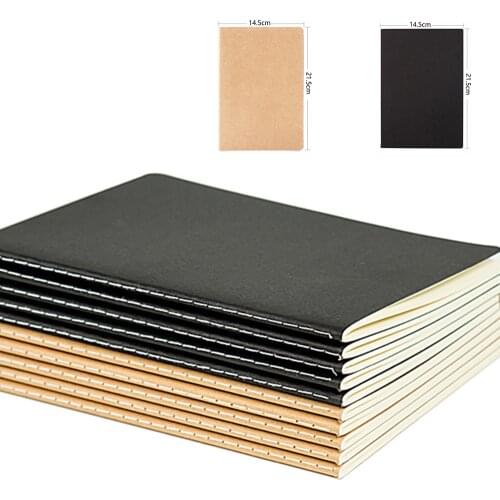 New Creative A5 Kraft Paper Notebook Journal Diary Drawing Notepad For Students Kids Office School Supplies 30 Sheets 60 Pages