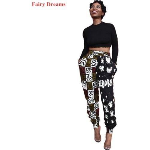 Print African Pants For Women Traditional African Clothing Dashiki Ankara Spring Summer Autumn Pencil Trousers New Style