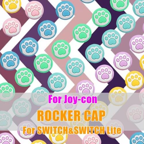 4PCS/8PCS Animal Crossing sleeve Thumb Stick Grip Cap Joystick Cover For Nintend Switch Lite Joy-Con Controller Case