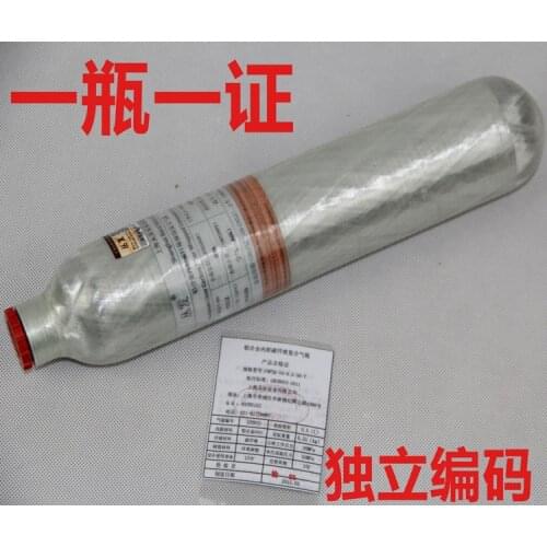 Carbon fiber cylinders fiber bottle 0.36L / 0.5L 30MPA high pressure cylinders