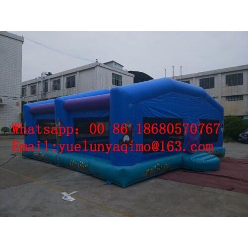 Factory direct inflatable slides, pool slides, trampolines, obstacle courses, Inflatable trampoline BYS535