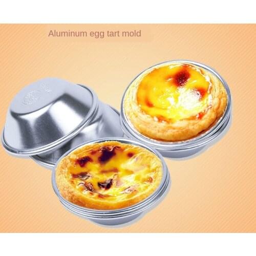 Cake Moulds Egg Tart Baking Mold Aluminum Tart Mold Base Oven with Aluminum Foil Pudding Cup Repeated