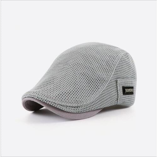 Brand JAMONT Adjustable New style peaked cap mesh breathable beret hats thin sun-proof sunshade hat
