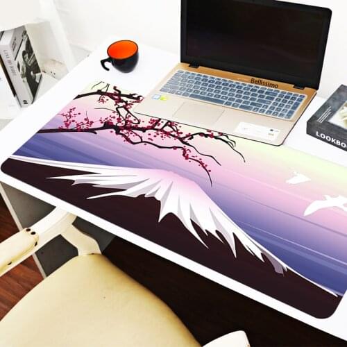 Anime sakura fuji Mouse Pad Large Gaming Computers Gamer Large Mouse Mat Accessories Mousepad XXL Mause Pad Keyboard 900X400