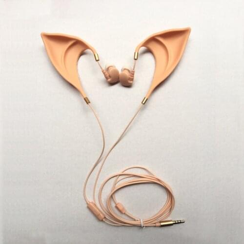 Elf Earbuds Earphones In-Ear Headphones Hands-Free Headset with Mic for Huawei for Xiaomi for Samsung Elf Ears Kid Holiday Gifts