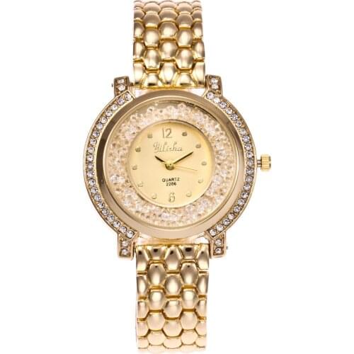 New style ball-decorated fashion watch High-end luxury small dial ladies watch Personalized alloy steel band watch