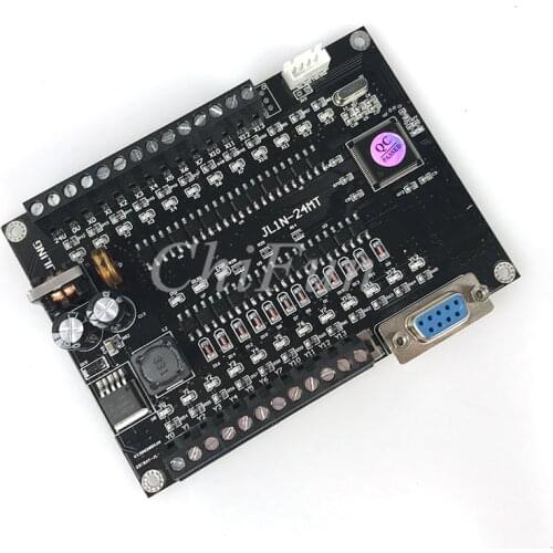 PLC FX1N-24MT can directly drive the electromagnetic valve 12 in 12 points out