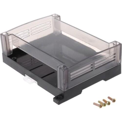 Transparent Plastic PLC Industrial Control Box Panel PLC Enclousure Case DIY PCB Shell