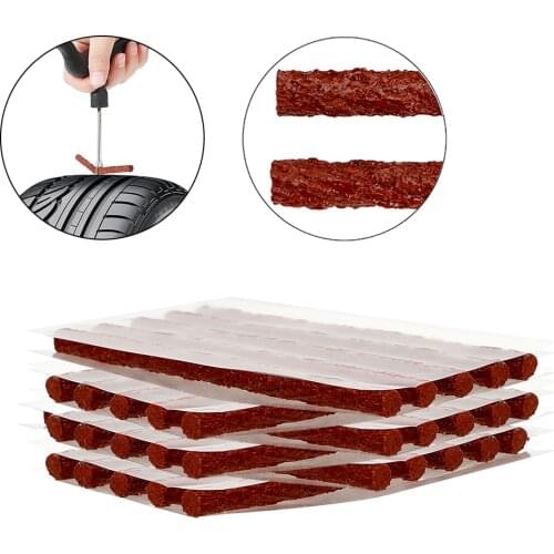 5 Pcs/Set Car Tire Repair Rubber Strip Block Air Leaking For Car Truck Motorbike Auto Accessories Tubeless Tire Rubber Cement