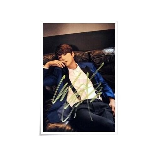 Shinhwa Shin Hyesung autographed signed photo UNCHANGING 4*6 inches authentic freeshipping 01.2017