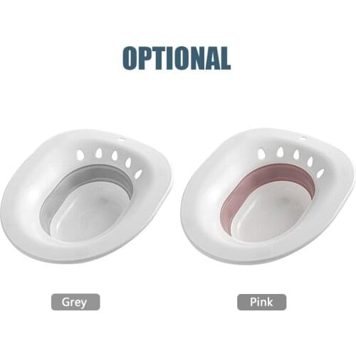Sitz Bath Toilet Seat Collapsible Seat Sitz Sitz Bath Reusable Toilet Sitz Bath Tub Hip Basin for Elderly