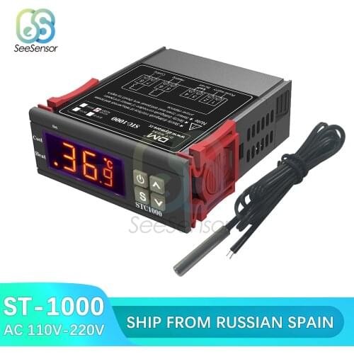 STC-1000 STC 1000 LED Digital Temperature Controller Thermostat Thermoregulator for Incubator Relay Heating Cooling AC 110V 220V