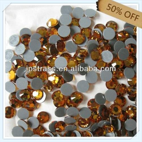 High quality 50% off free shipping FASHION size ss6 2.1mm SMOKED TOPAZ color with 1440 pcs each pack ; diamond stone
