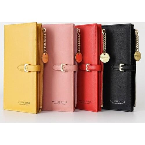 Women Wallets Long Wallet Fashion Top Quality PU Leather Card Holder Female Purse Zipper Wallet For Women