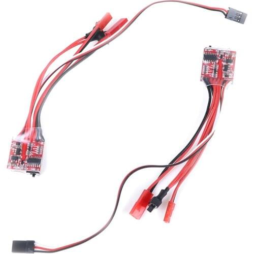 20A ESC 30A ESC Motor Speed RC ESC 2KHz Forward Reverse Brush Brake RC 2S for Controller Boat Car Prototank Top Regulator