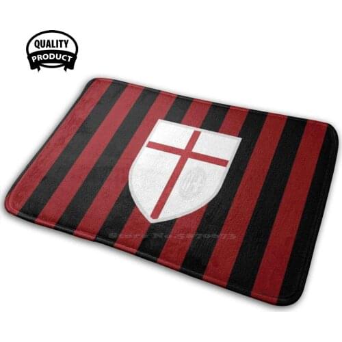 Crest 3D Household Goods Mat Rug Carpet Cushion Milan Rossonero Milano Rossoneri Calcio Soccer Football Derby Inter Shevchenko