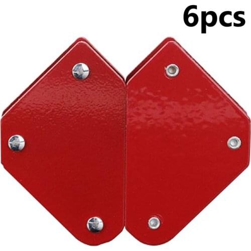 6PCS/Set Mini 45/ 90/135L Angle Soldering Locator Welder Welding Holder Tool Welding Magnetic Holder Magnetic Magnet Corner