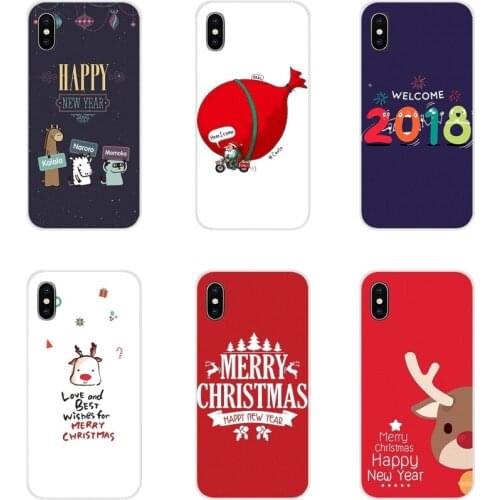 Accessories Cases Covers Cute New Year Christmas Cartoon For Samsung A10 A30 A40 A50 A60 A70 Galaxy S2 Note 2 3 Grand Core Prime