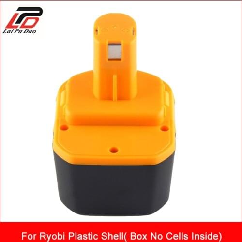 Laipuduo Rechargeable Battery case For Ryobi 14.4v NI-MH NI-CD Plastic Shell( Box No Cells Inside)