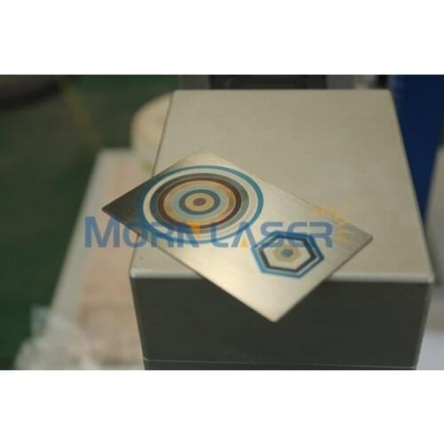 Color marker for metal 30W fiber laser metal marking machine gold silver laser engraving machine with JPT MOPA M1 laser source