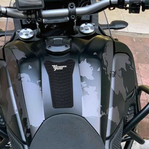 FOR YAMAHA Tenere 700 XTZ 700 Motorcycle Non-Slip Side Fuel Tank Stickers Waterproof Pad Rubber Sticker 2019 2020