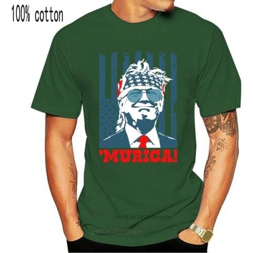 Donald Trump Murica 4th of July Patriotic American Party USA T-Shirt FlagCartoon t shirt men Unisex New Fashion tshirt Loose
