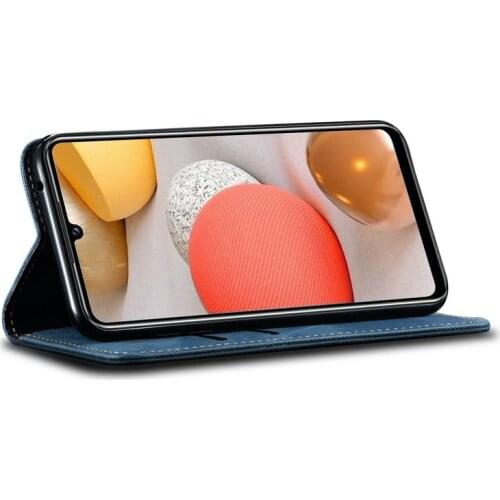 Oneplus N200 Ce Cowboy Leather Case Flip Magnetic Cover Oneplus N200 Jeans Wallet Card Holder Cases Oneplus N200 5g Bags Fundas