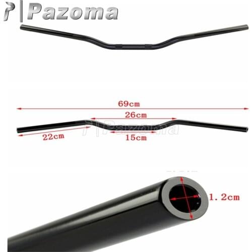 Motorcycle 7/8" 22MM Black Dimpled Tracker Handlebars Enduro Handle Bar Dirt Bike for SX F EXC CRF WRF YZF