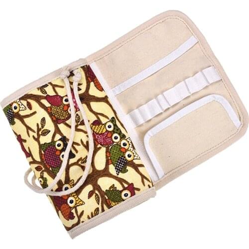 Nylon Crochet Hook Bag Crochet Hook Knitting Tool Bag Crochet Hook Case Zipper Storage Bag Organizer Tools Not Included #W0