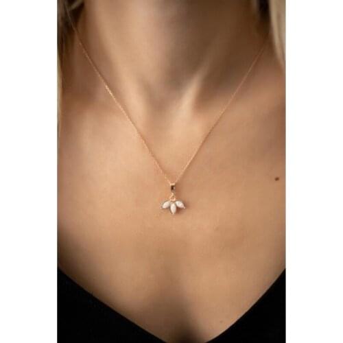 Ninova Silver Pearl Necklaces For Women