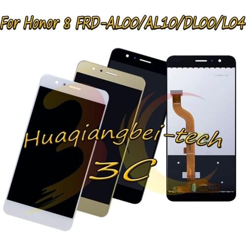 5.2'' New For Huawei Honor 8 FRD-AL00 FRD-AL10 FRD-DL00 FRD-L04 Full LCD DIsplay + Touch Screen Digitizer Assembly 100% Tested