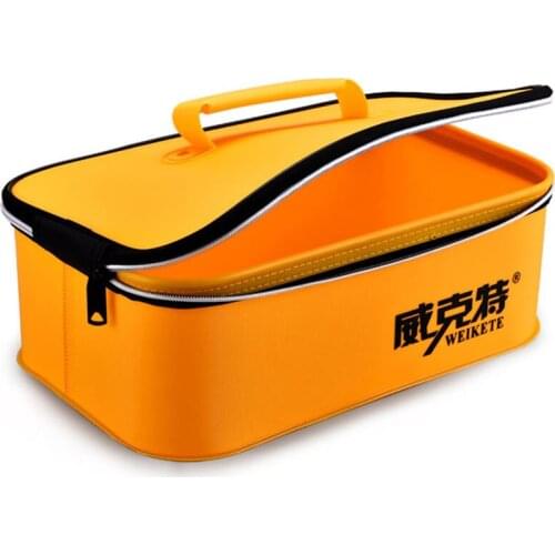 EVA Portable Folding Thicken Live Fishing Boxes Multifunction Tank Bucket Camping Outdoor Fishing Bags Tackle Accessory X640B