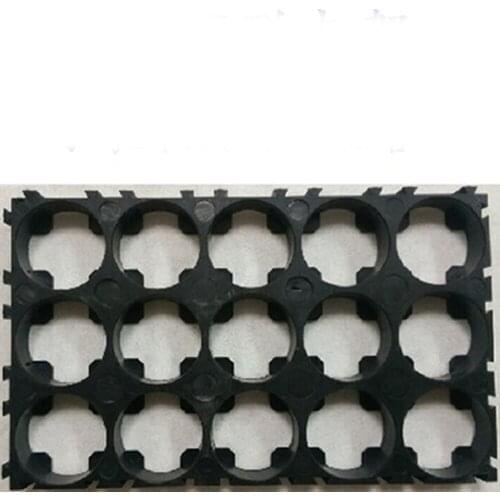 2x18650 Battery 3x5 Cell Spacer Radiating Shell EV Pack Plastic Heat Holder 18.4mm Hole Dia