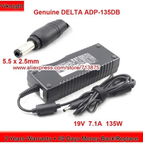 Genuine DELTA ADP-135DB 19V 7.1A 135W AC Adapter for Asus G70SG G71GX G50V G50VT G60VX X71SL X71TL Power Supply