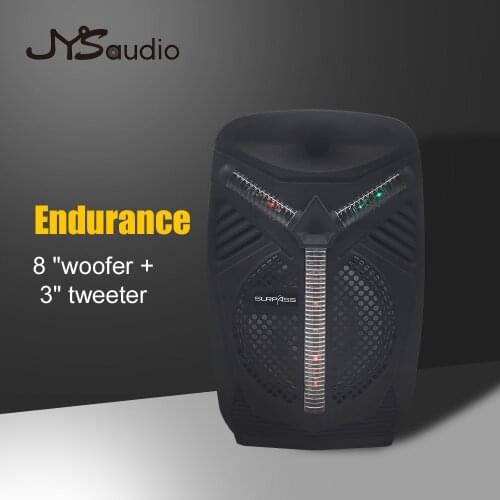 Portable Amplifier Trolley Bluetooth Speaker Outdoor Party subwoofer Speaker box high pitch with LED FM Radio