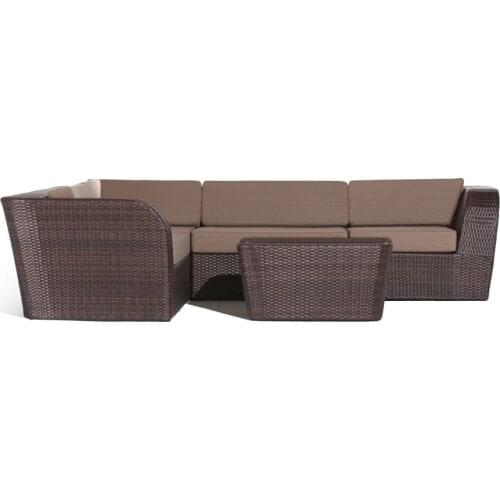 Sigma high quality five pcs rattan simple sofa set