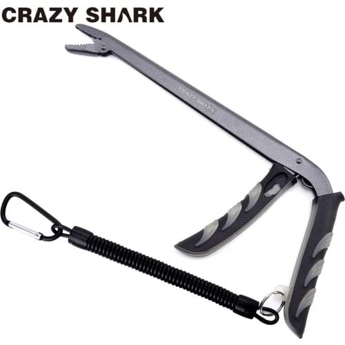 CRAZY SHARK Stainless Steel Fish Hook Remover Extractor Unhooking Device Fish Clamp Clip Catch Fishing Tool Fish Tackle Control